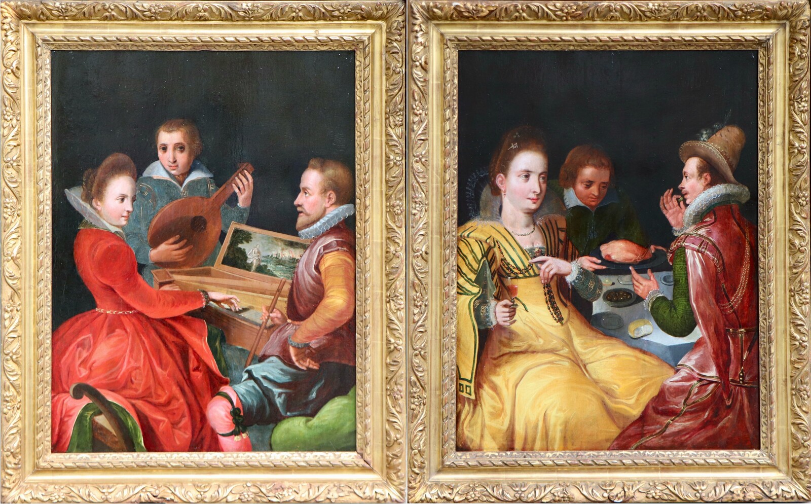 The Allegories of Hearing and of Taste