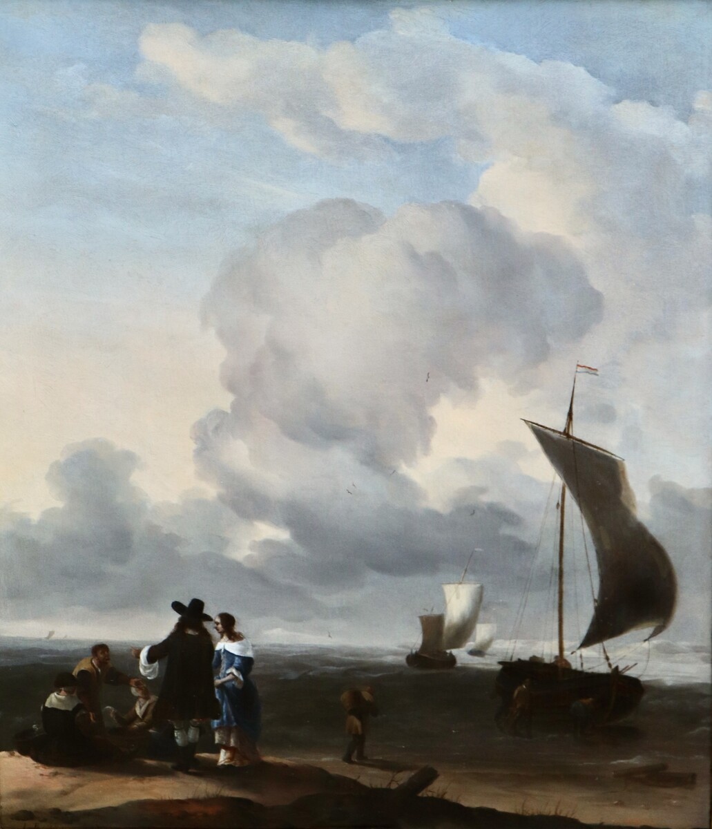 A beach scene