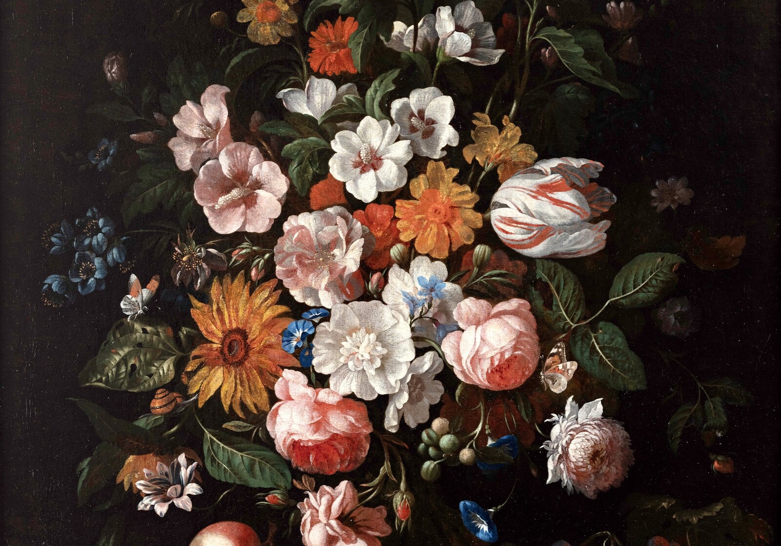 A bouquet of flowers
