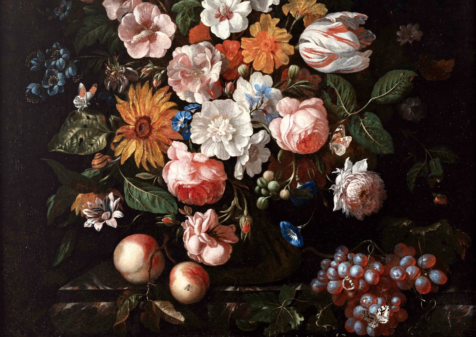 A bouquet of flowers