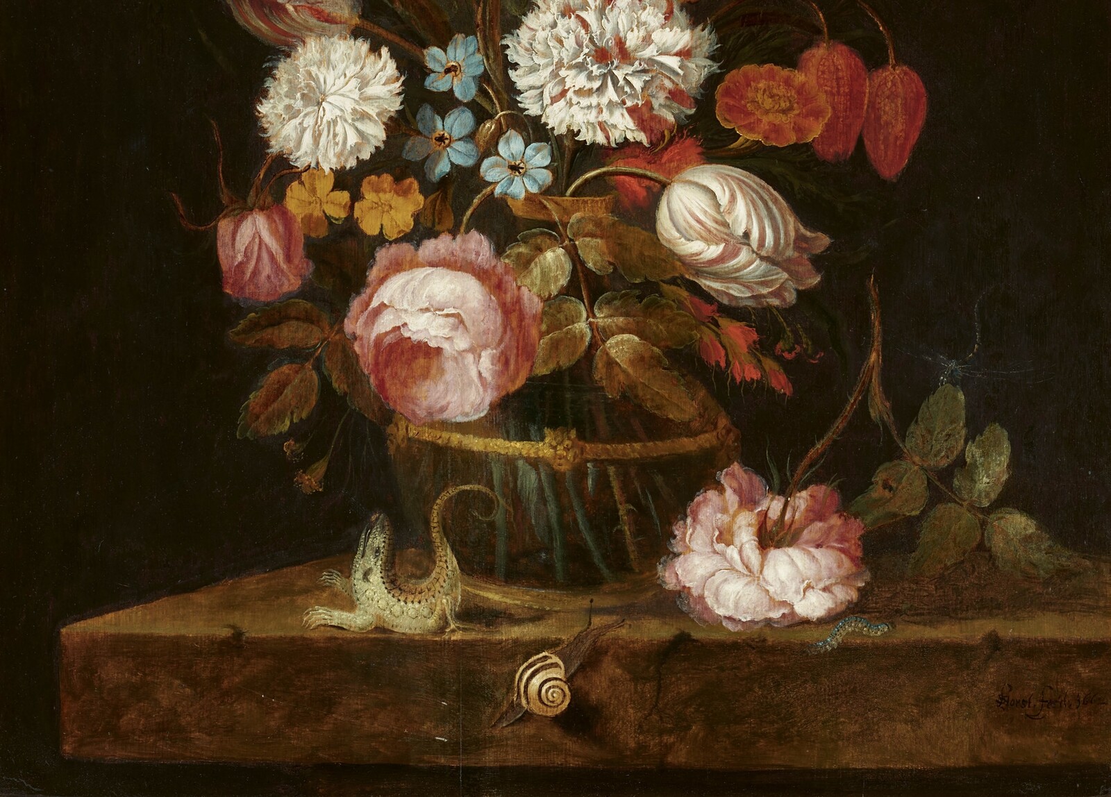 A flower still life