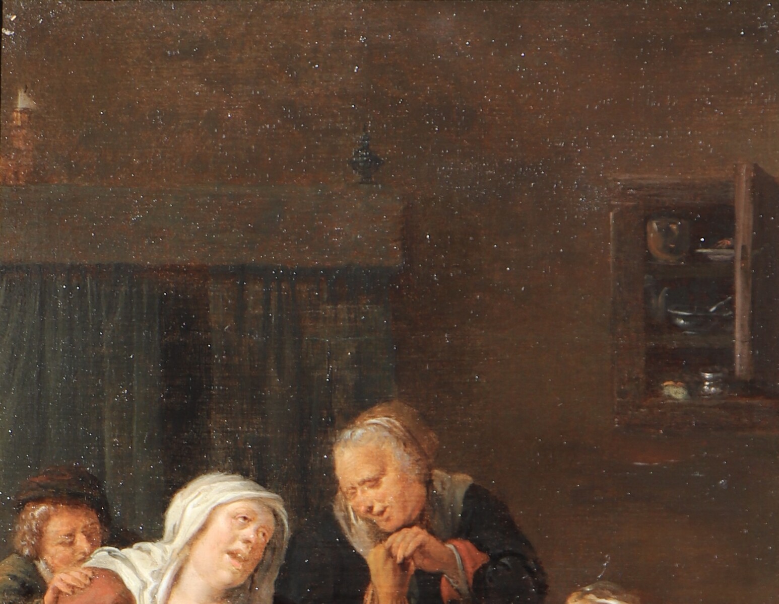 A mother breastfeeding a baby