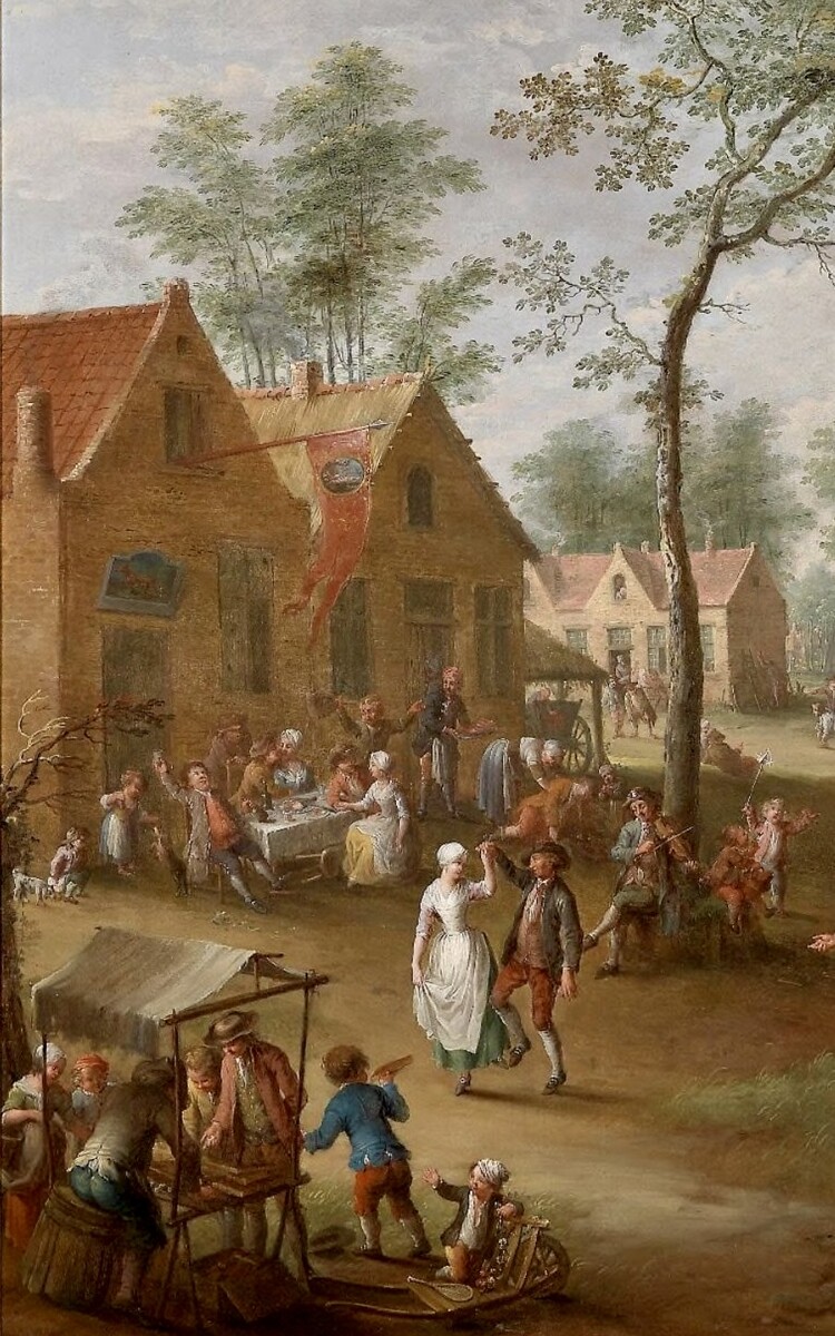 A pair of bucolic salon paintings