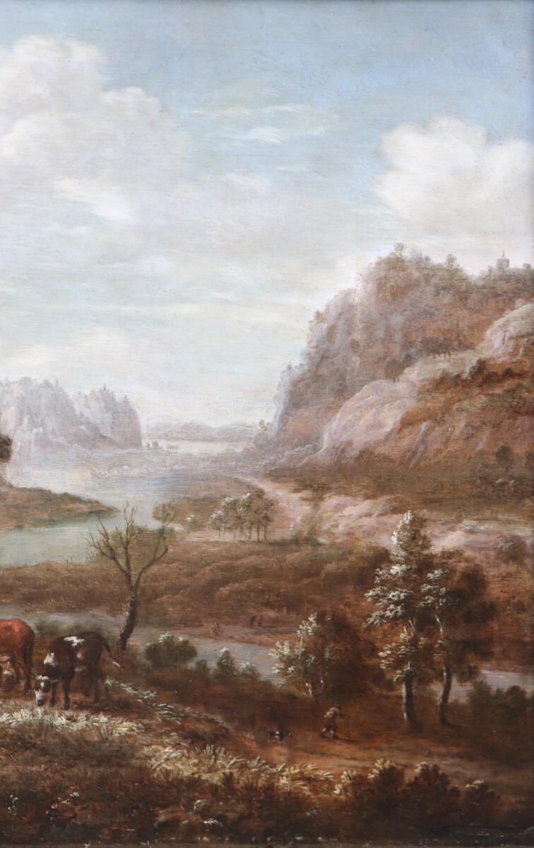 A panoramic Rhine landscape