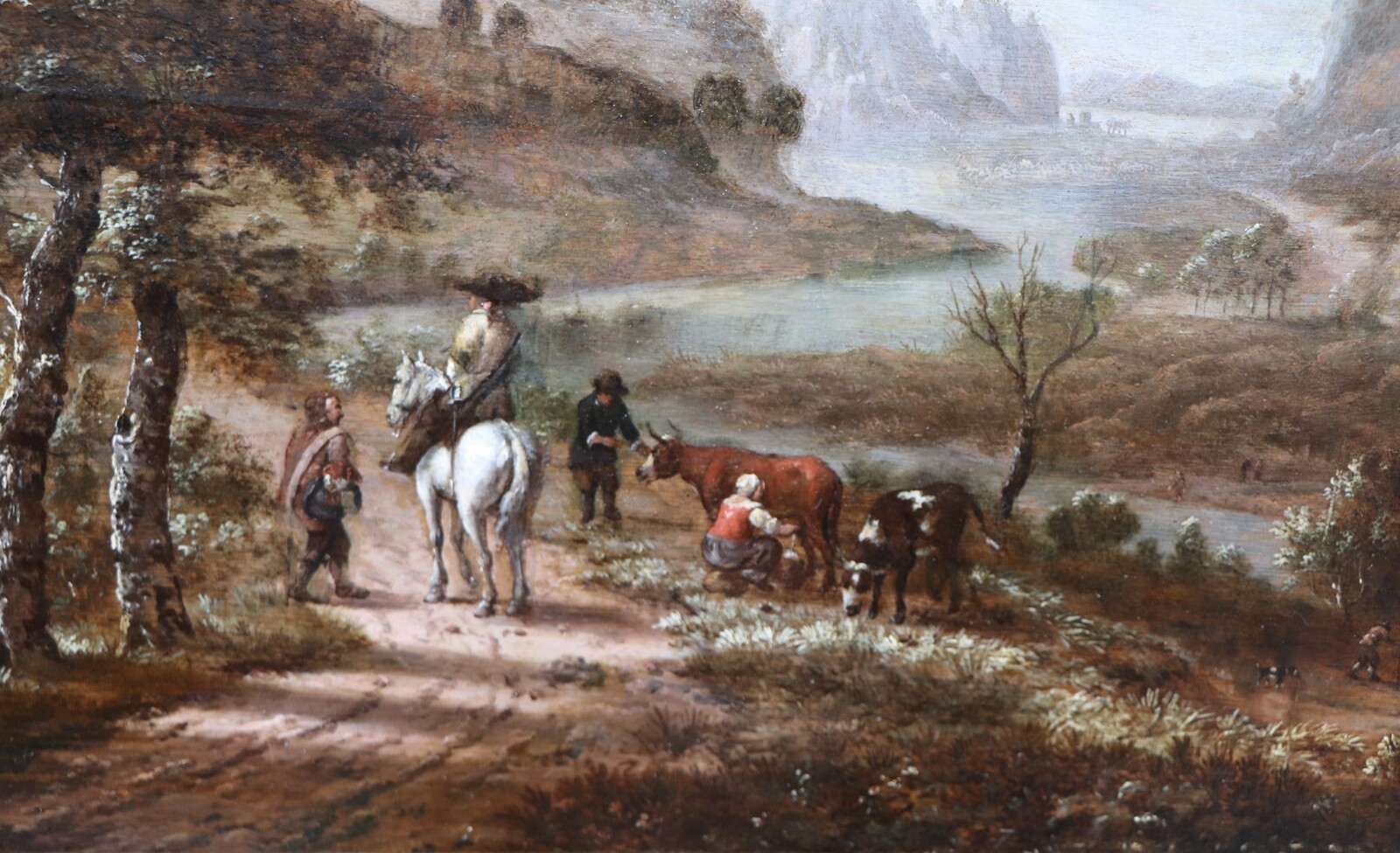 A panoramic Rhine landscape