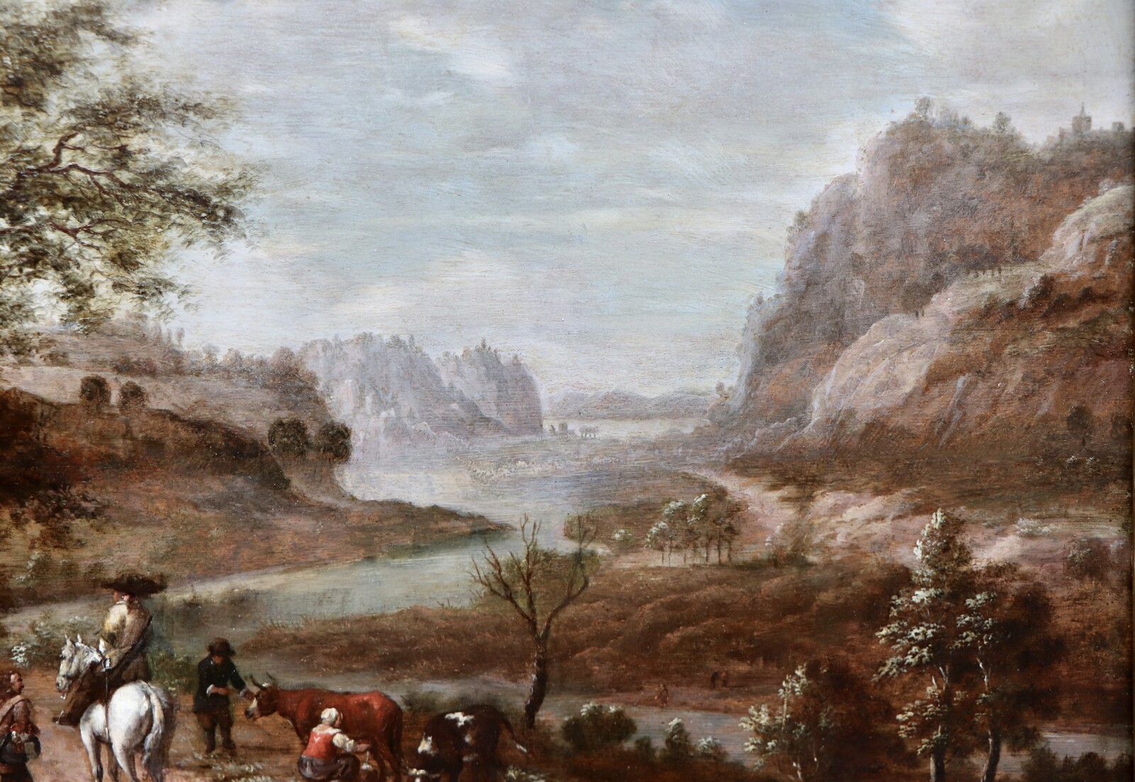 A panoramic Rhine landscape