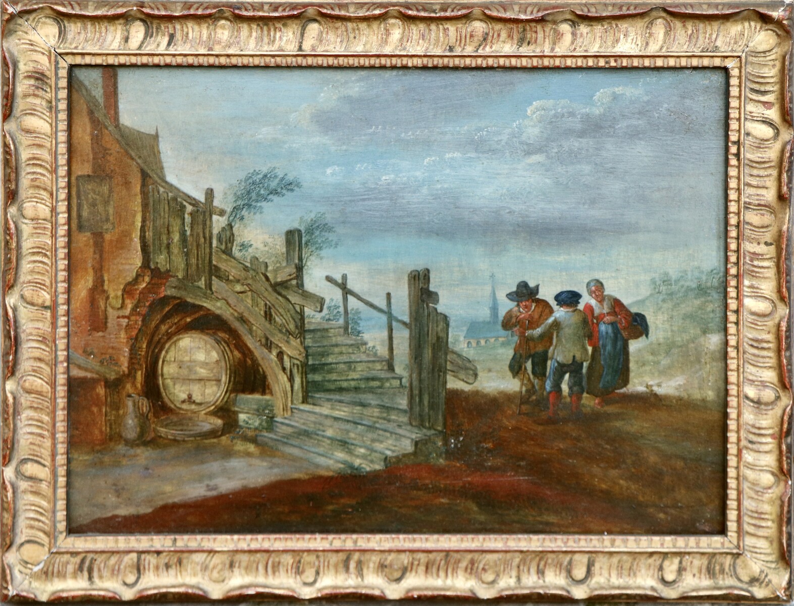 A village scene