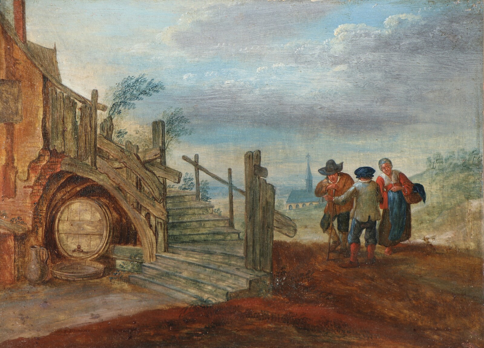 A village scene