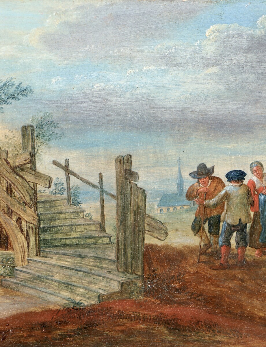 A village scene