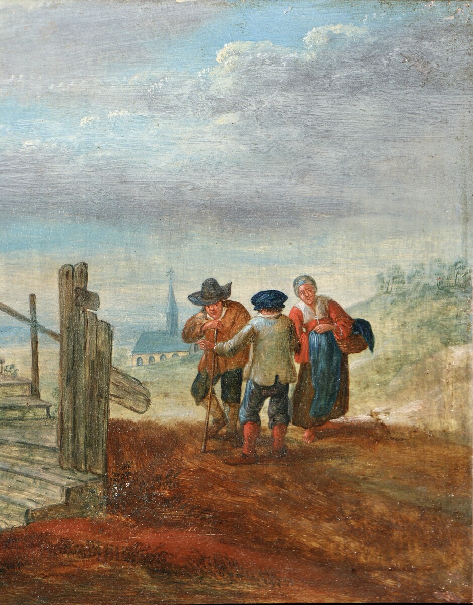 A village scene