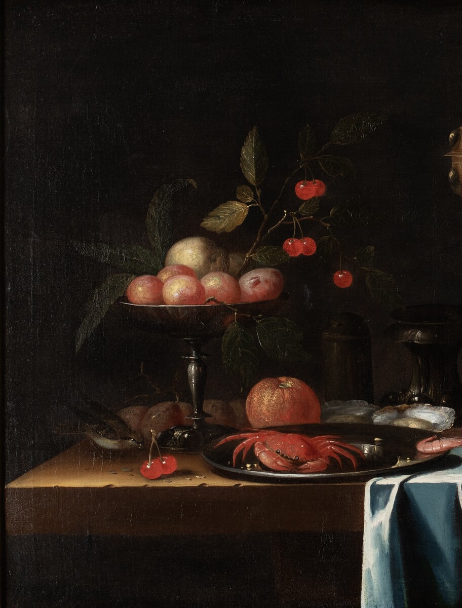 An opulent fruit still life