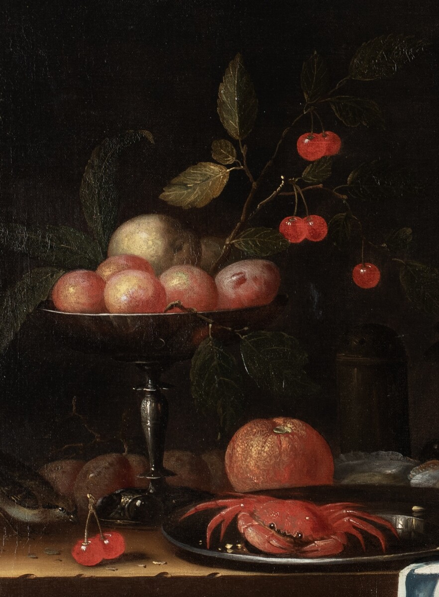 An opulent fruit still life