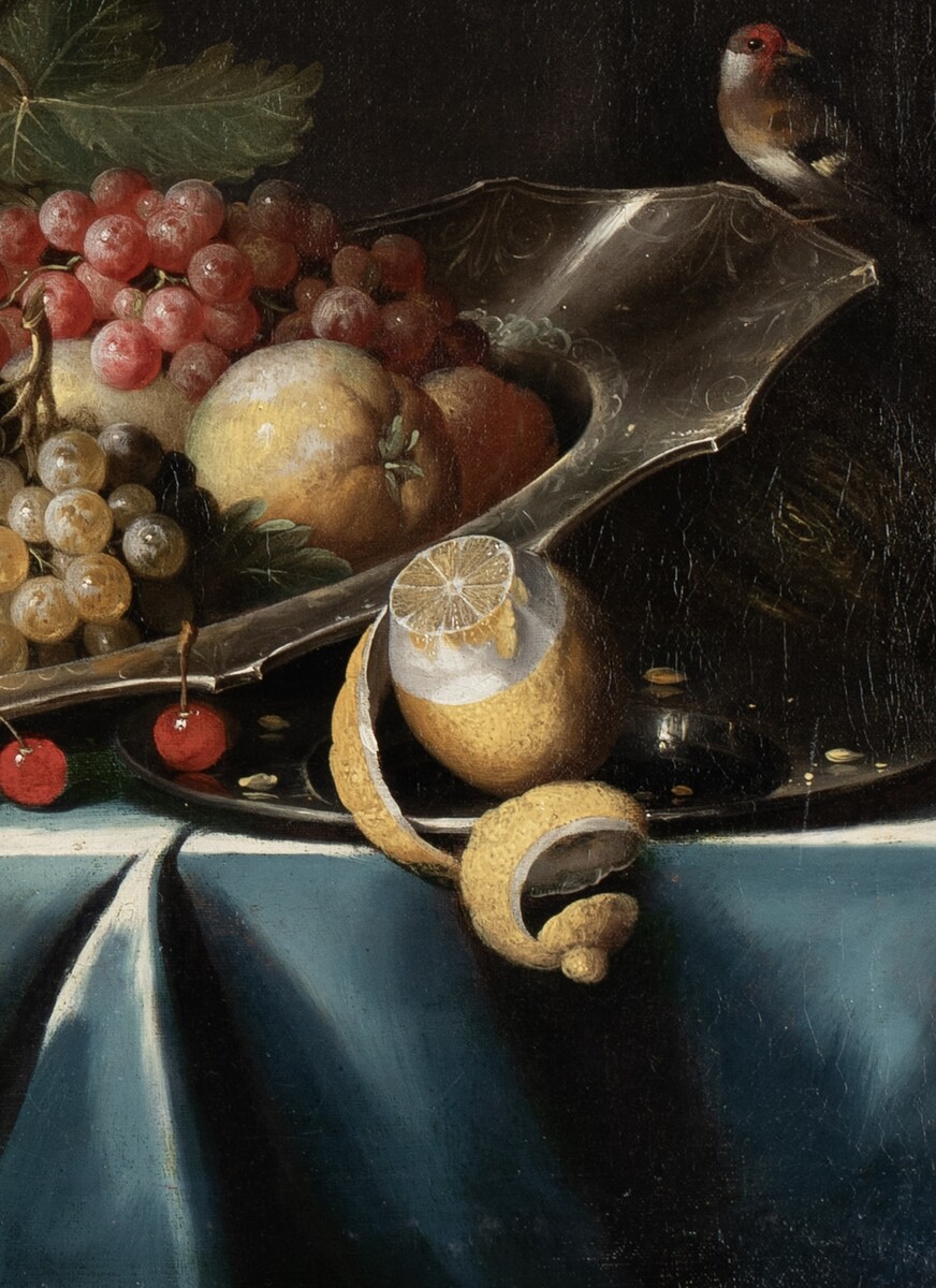 An opulent fruit still life