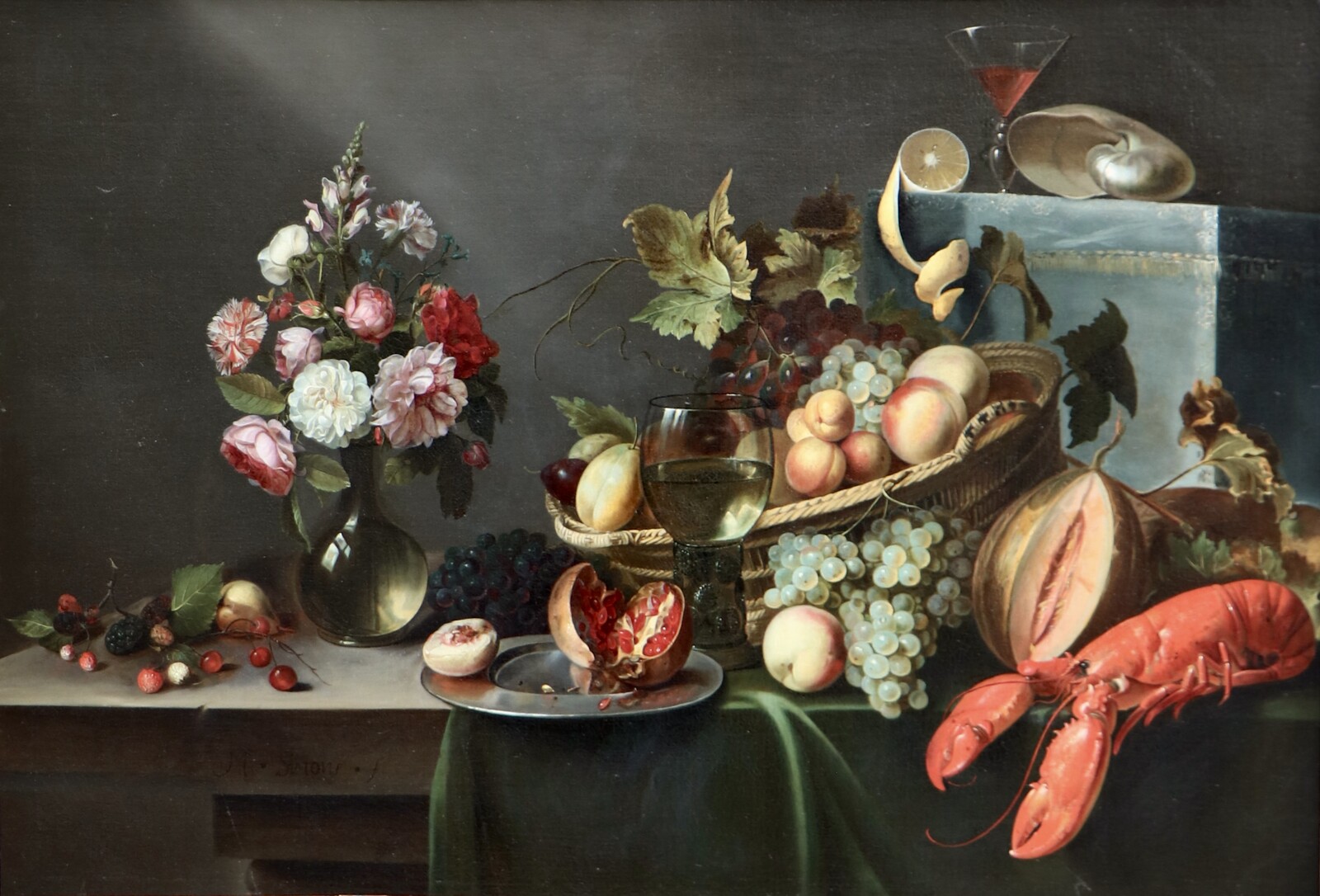 An ornate or Pronk still life