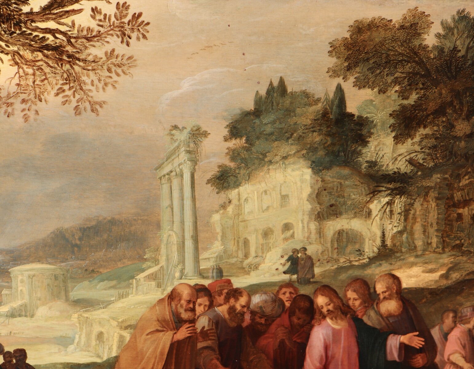 Christ healing a woman with an issue of blood