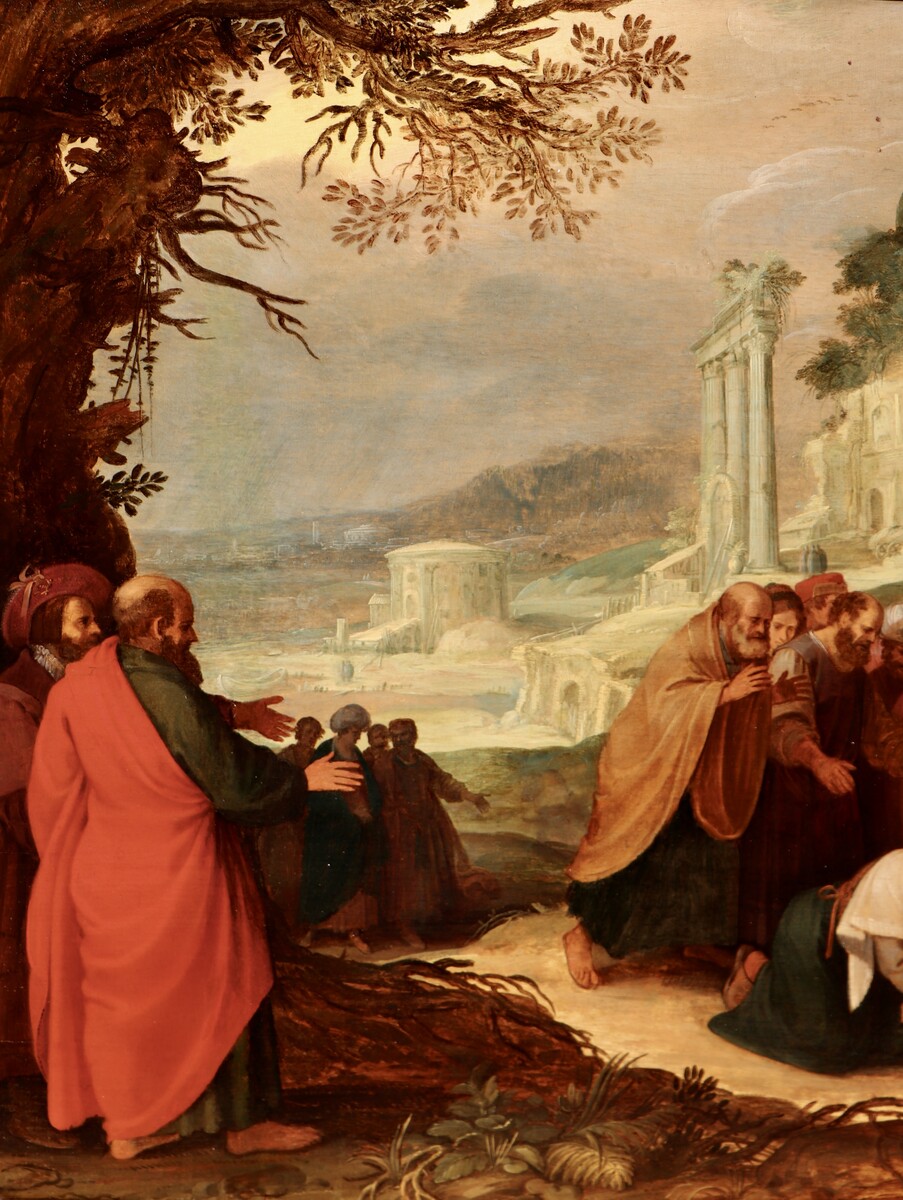 Christ healing a woman with the issue of blood