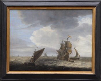 Dutch ships in choppy waters