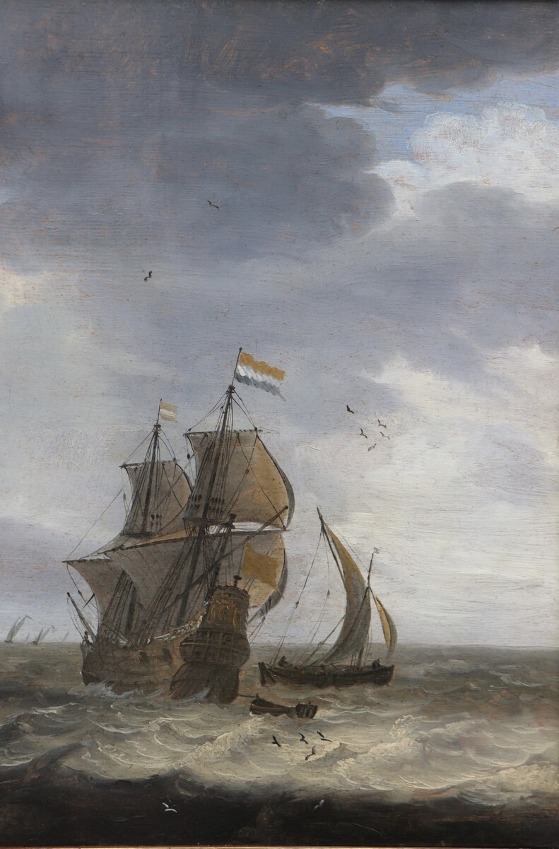 Dutch ships in choppy waters