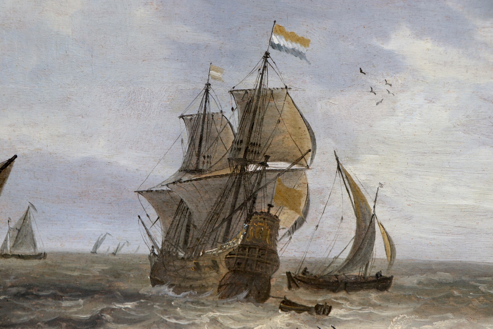 Dutch ships in choppy waters