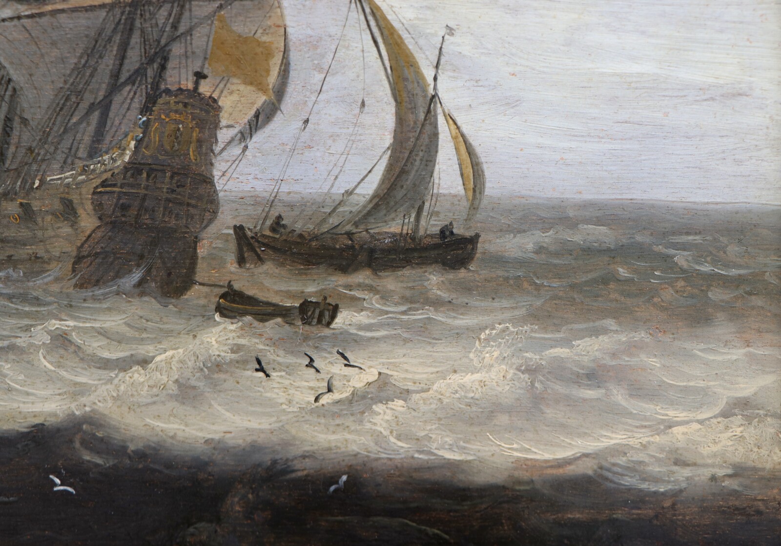 Dutch ships in choppy waters