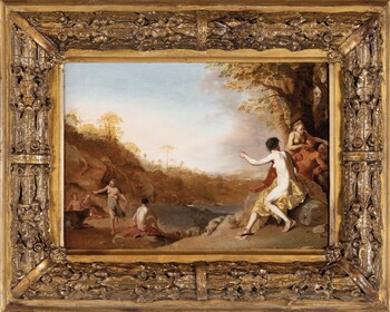 Figures in an Arcadian landscape