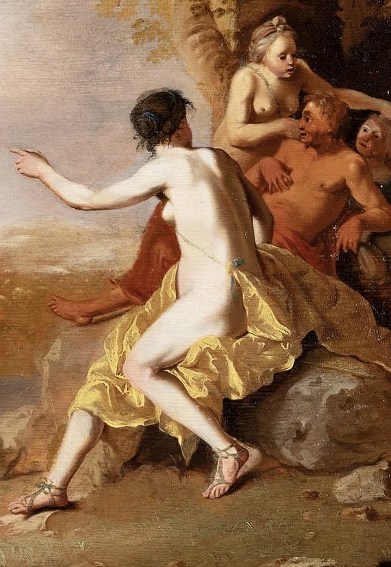 Figures in an Arcadian landscape