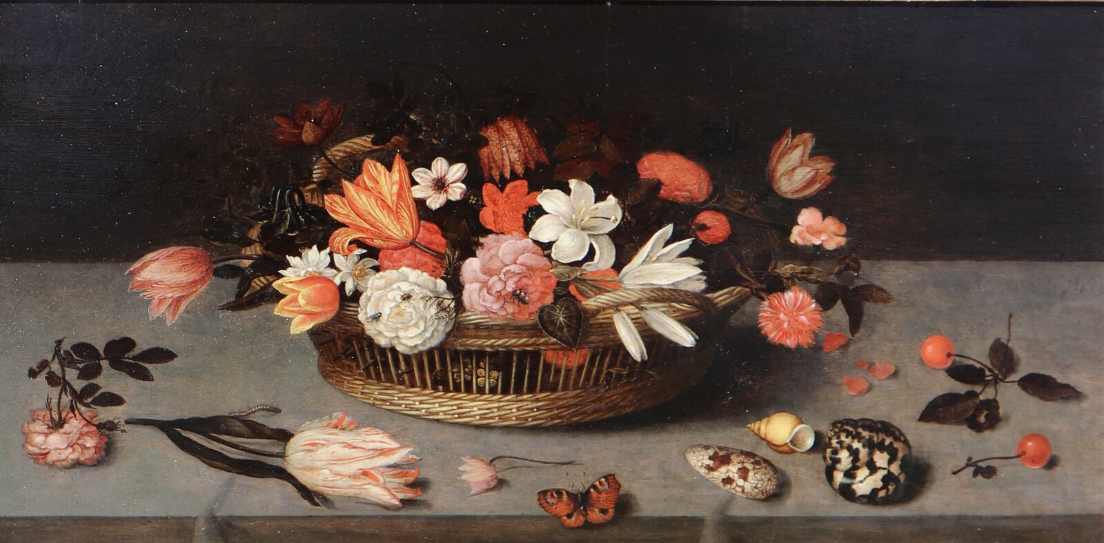 Flowers in a basket