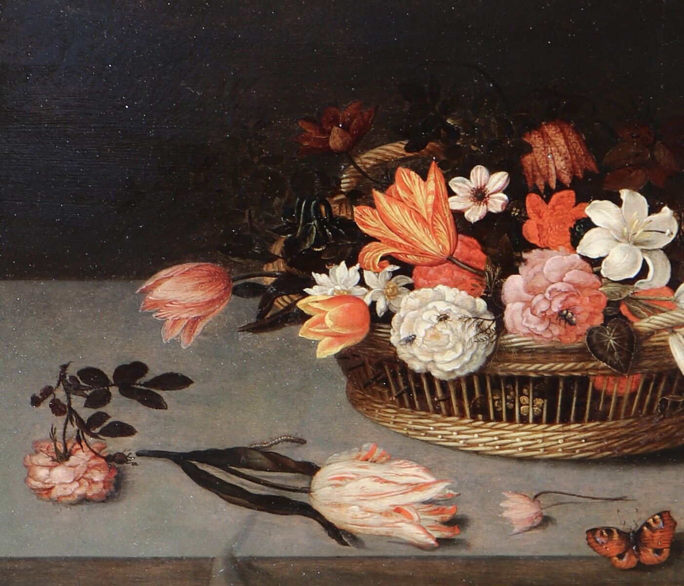 Flowers in a basket