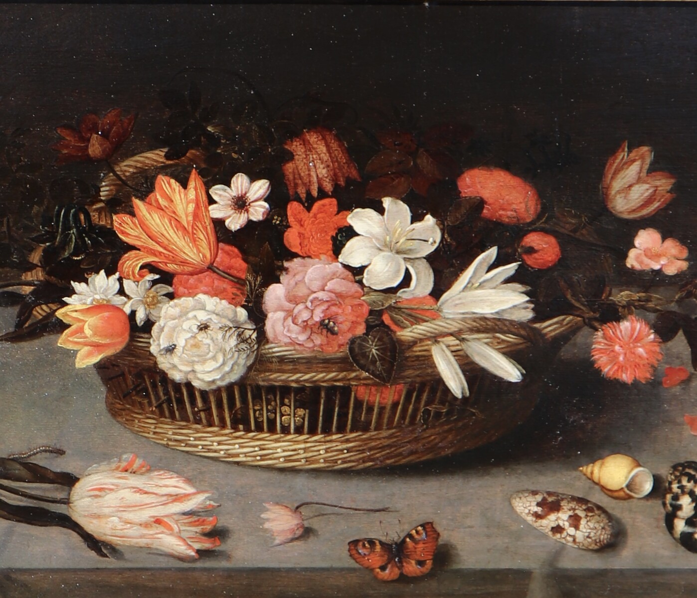 Flowers in a basket