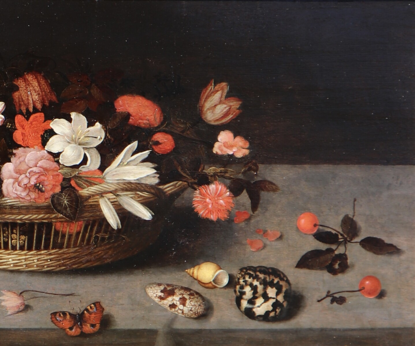 Flowers in a basket