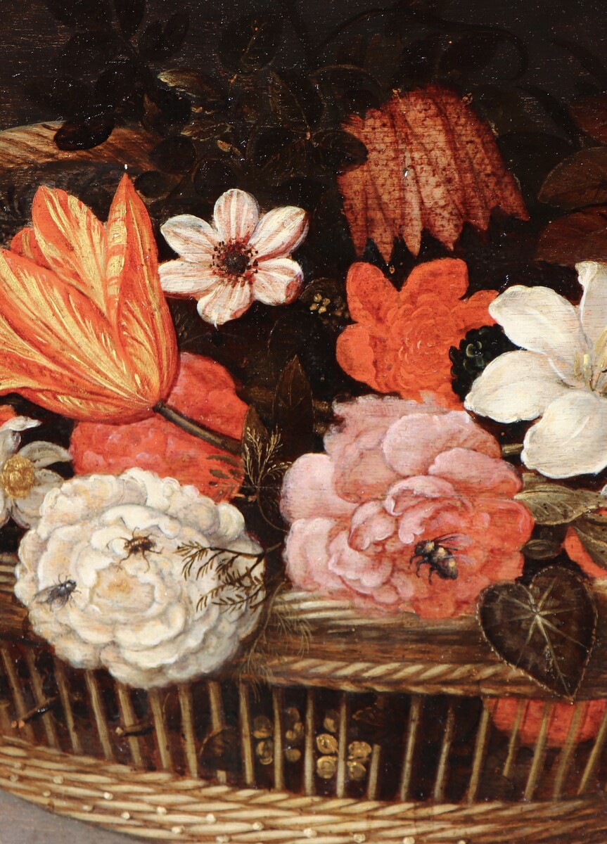 Flowers in a basket