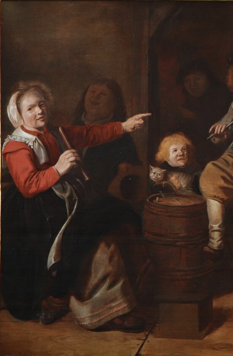 Interior scene with children making music