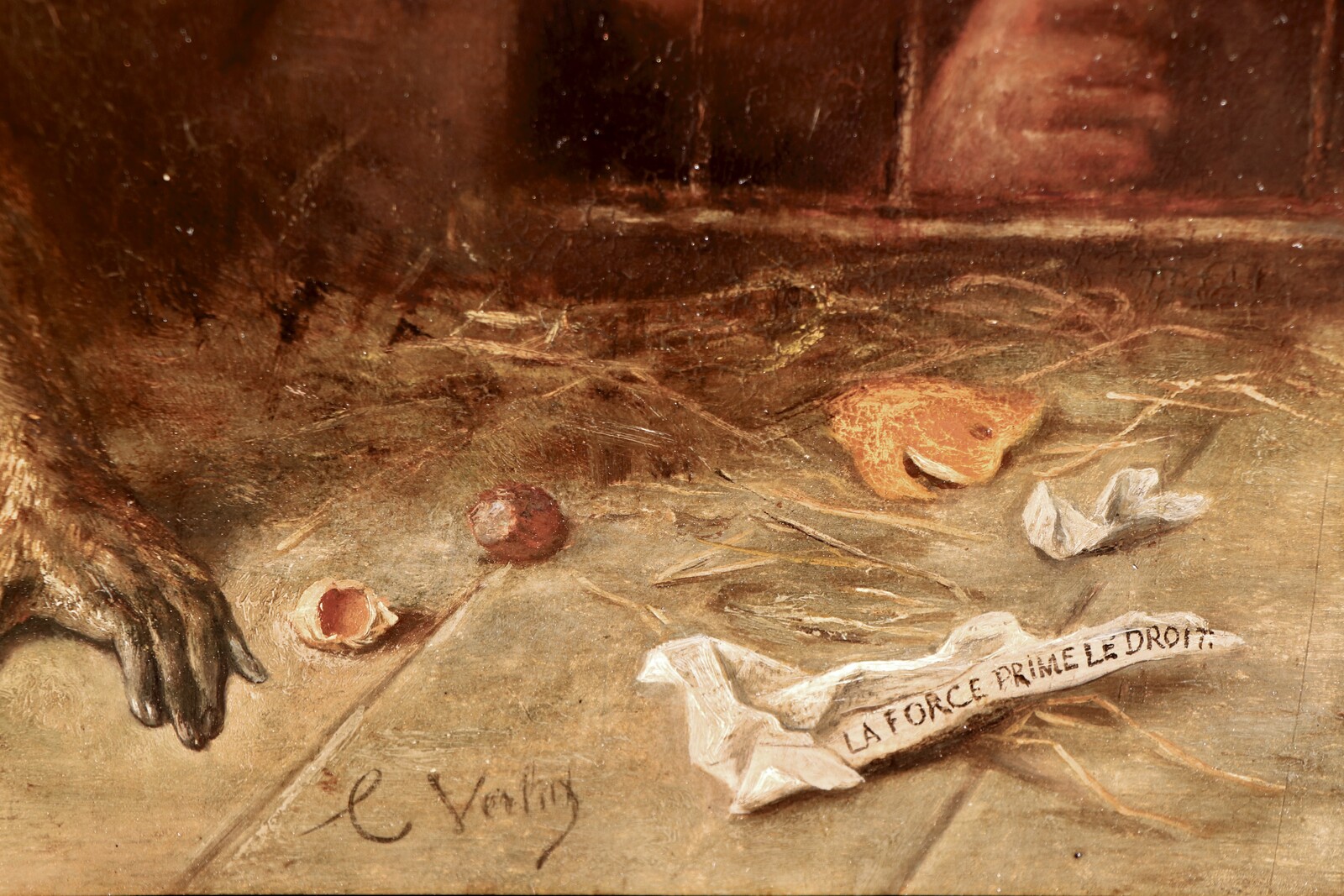 “La force prime le droit” = “Might is right