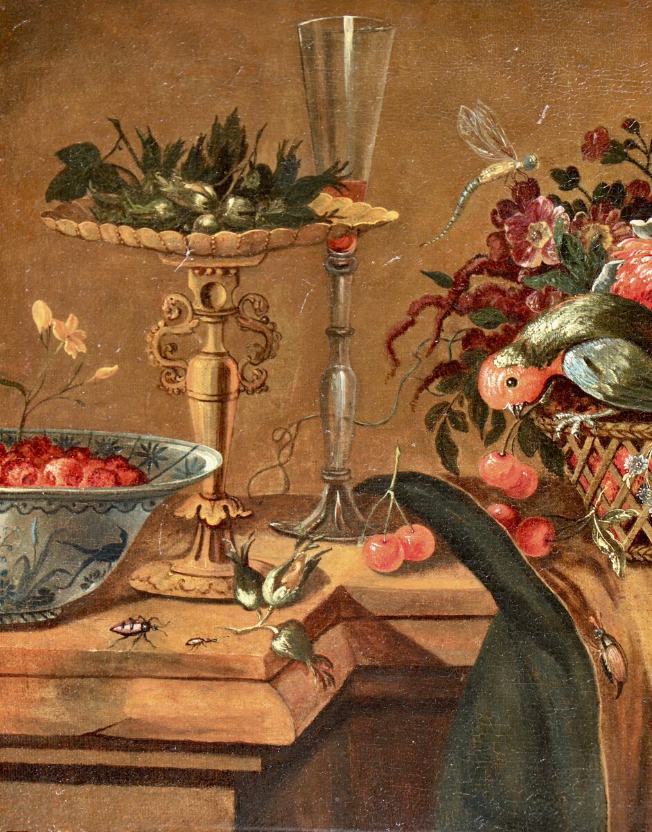One of a pair of still lifes