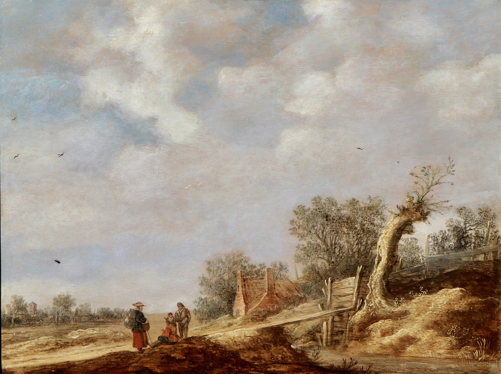 Peasants in a landscape