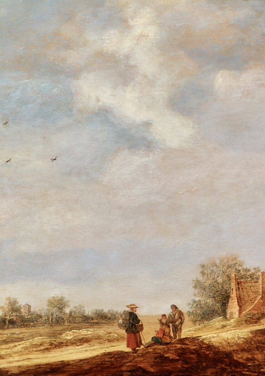 Peasants in a landscape