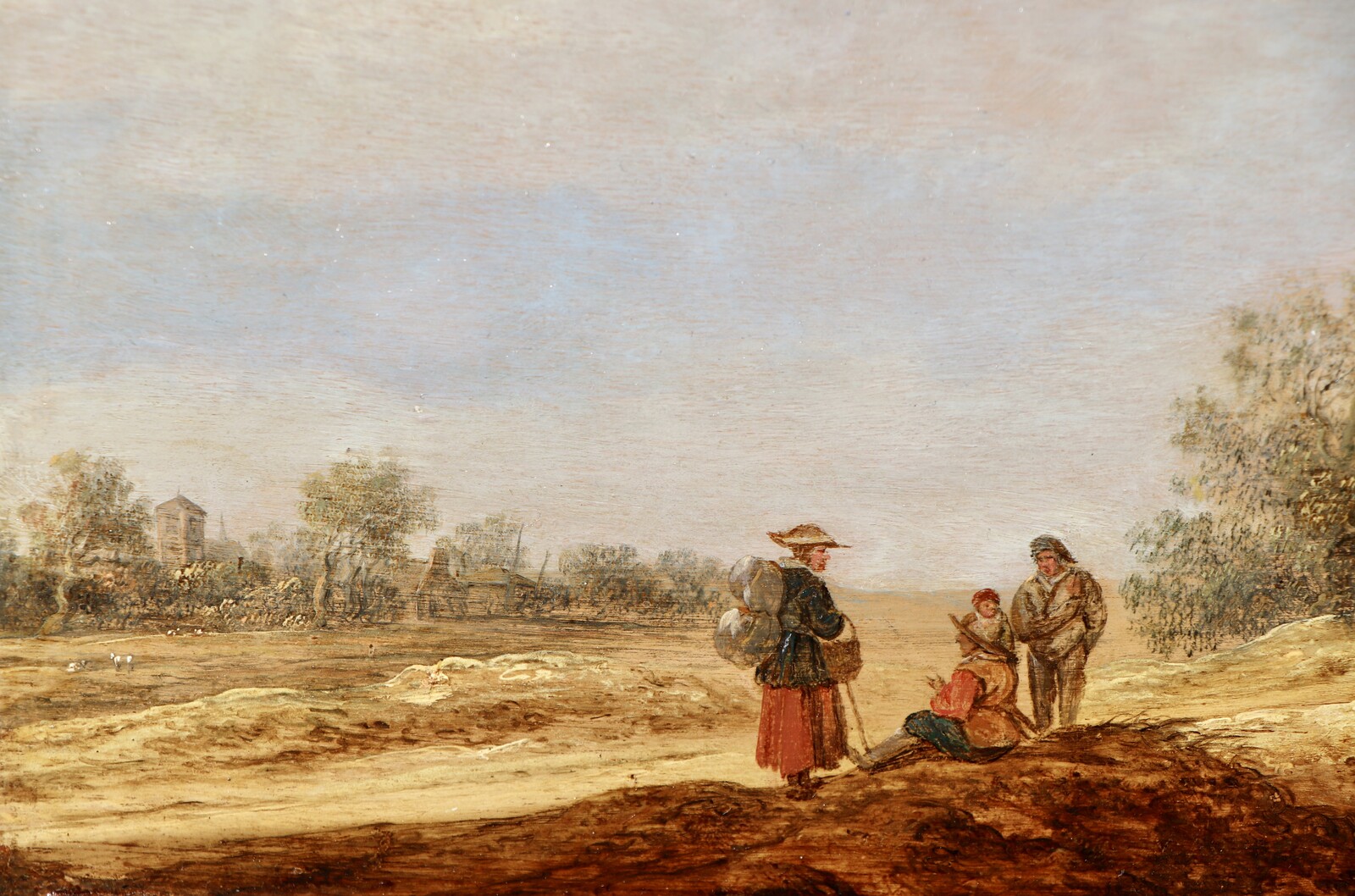 Peasants in a landscape