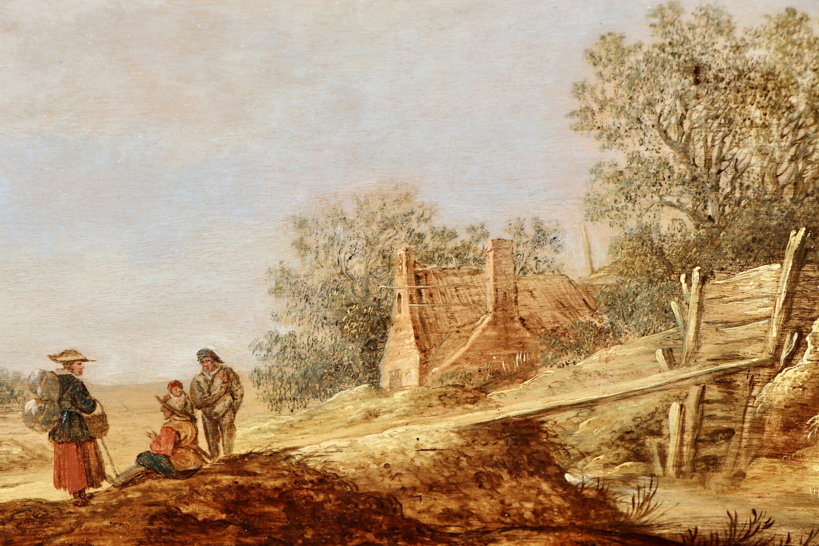 Peasants in a landscape