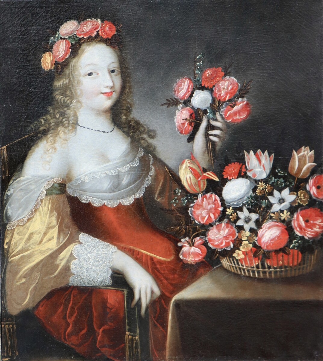 Portrait of a lady as Flora