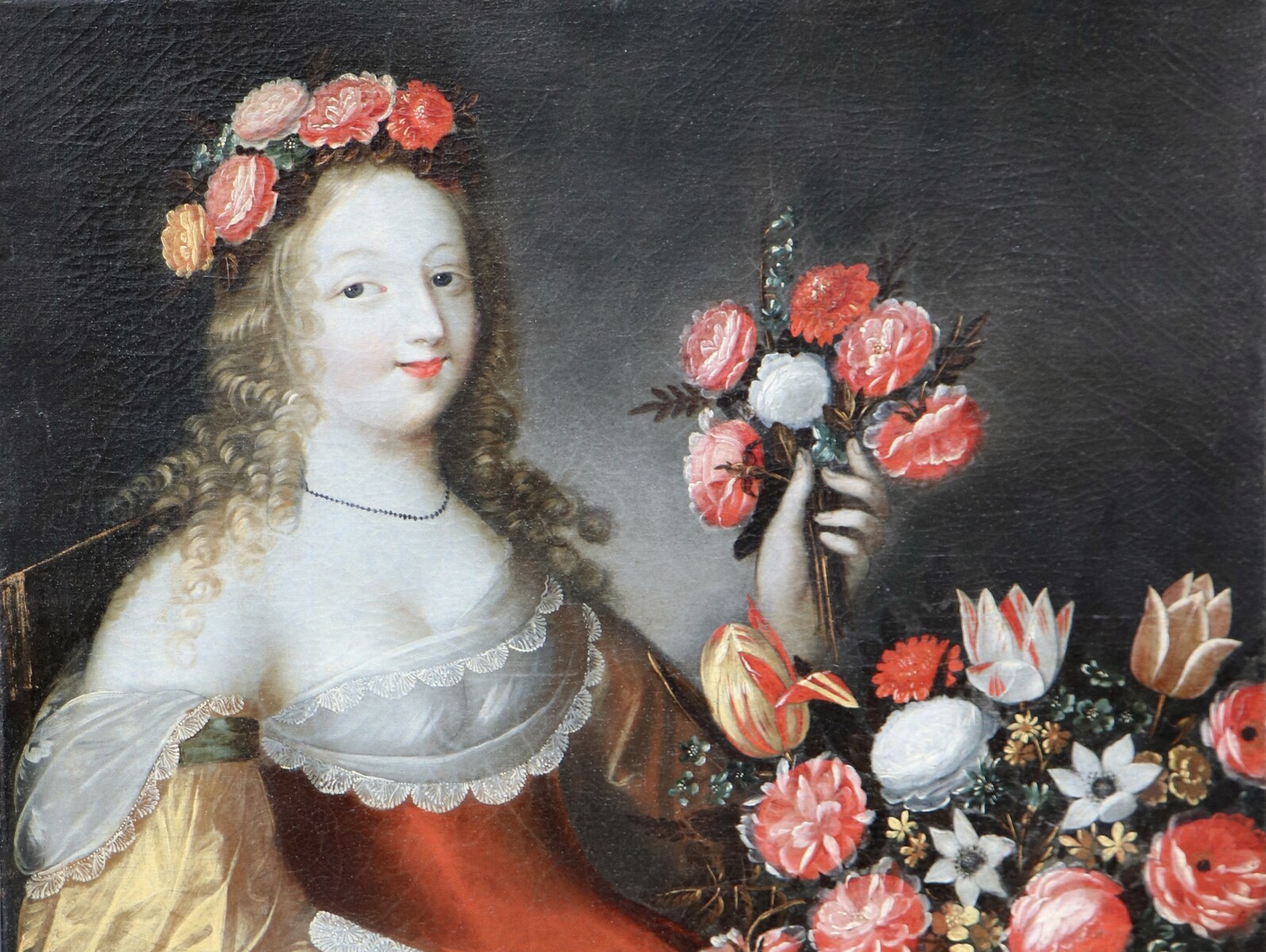 Portrait of a lady as Flora
