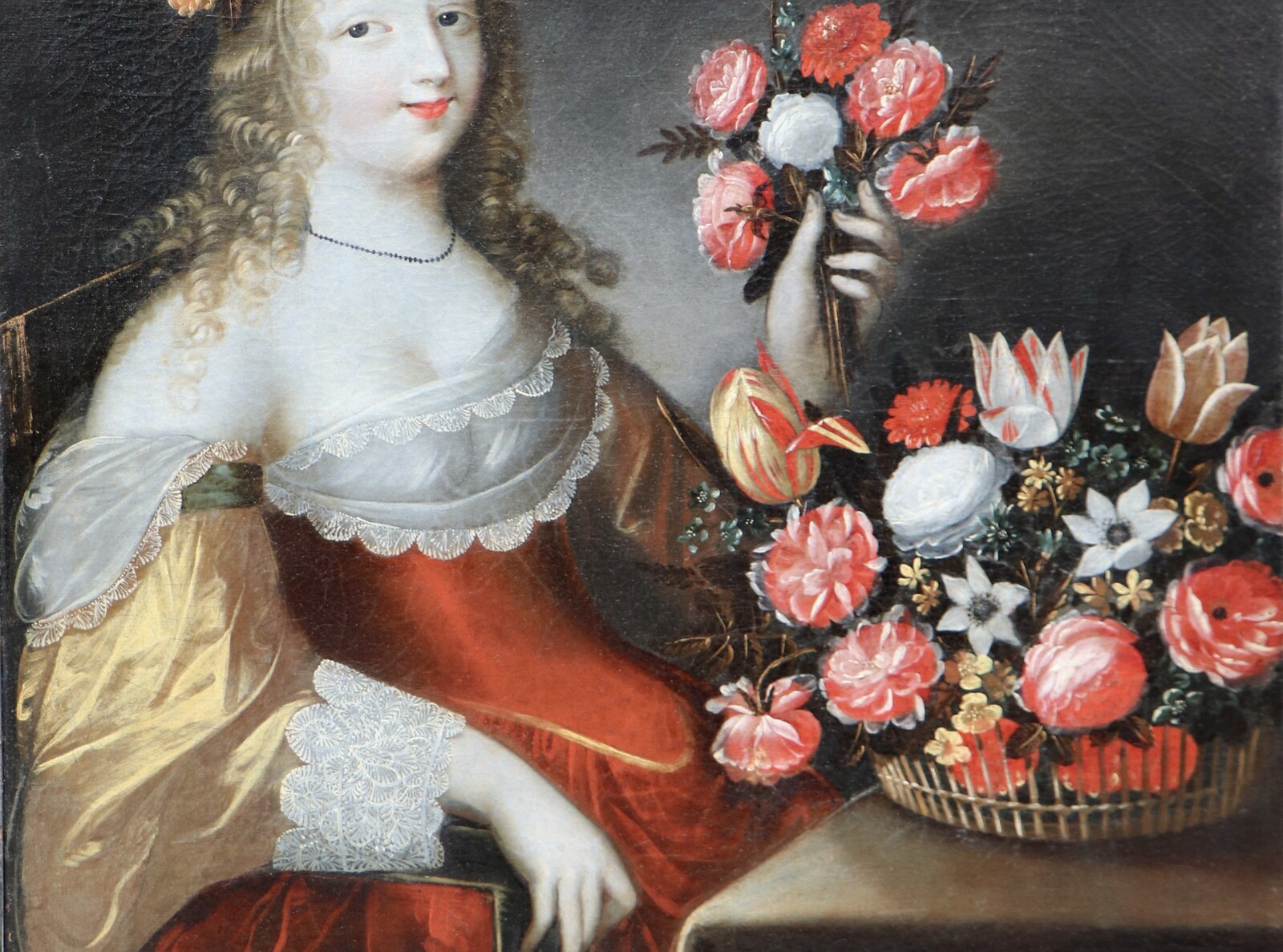 Portrait of a lady as Flora