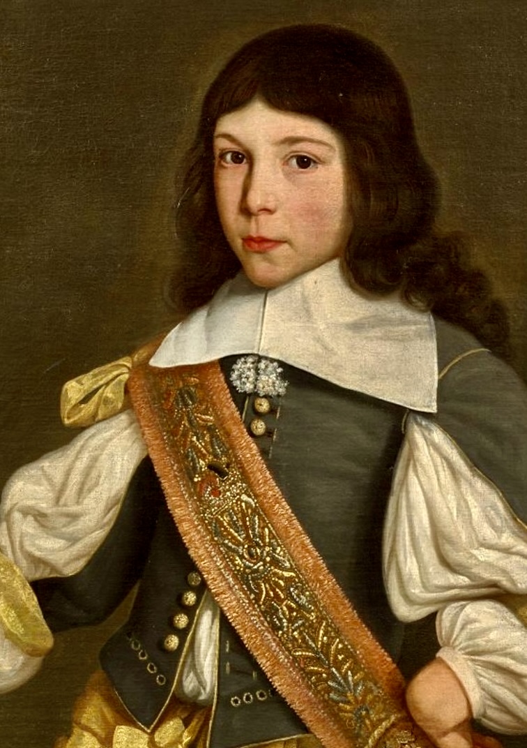 Portrait of a young boy with his dog