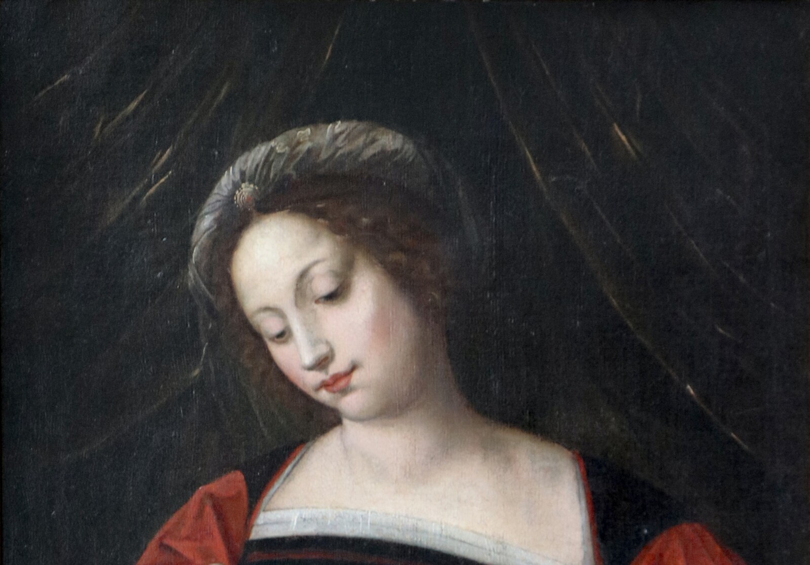 Saint Mary Magdalen with her ointment jar