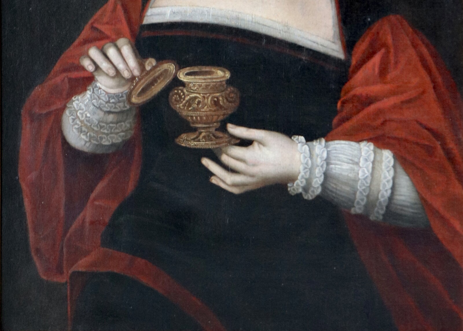 Saint Mary Magdalen with her ointment jar