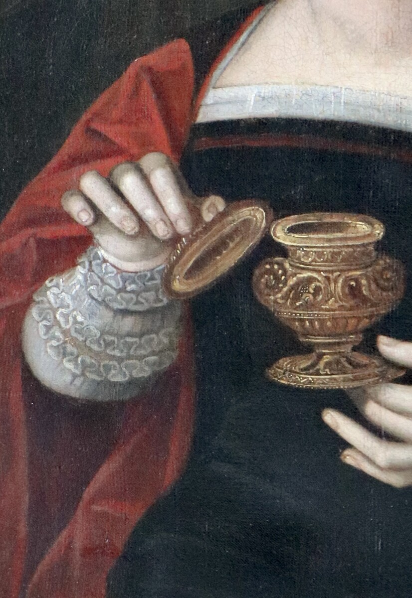 Saint Mary Magdalen with her ointment jar
