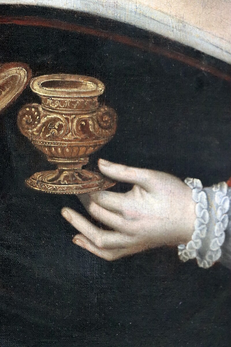 Saint Mary Magdalen with her ointment jar
