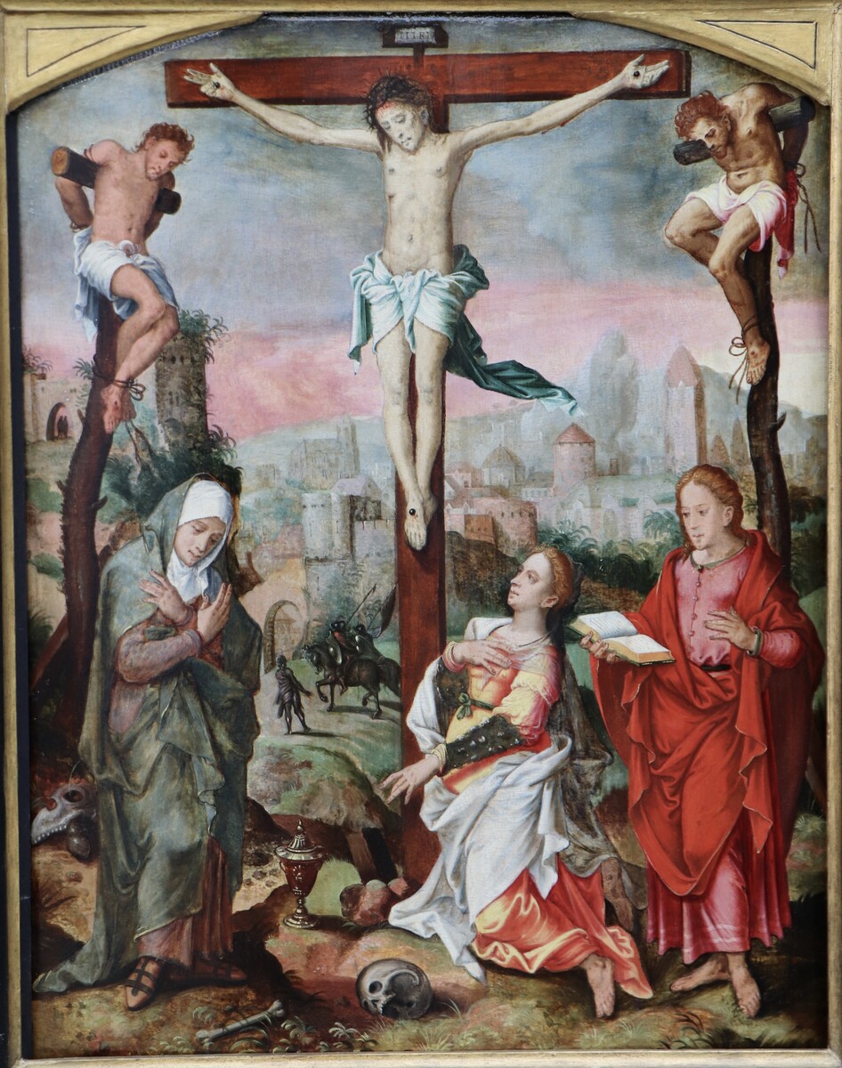 The crucifixion of Jesus