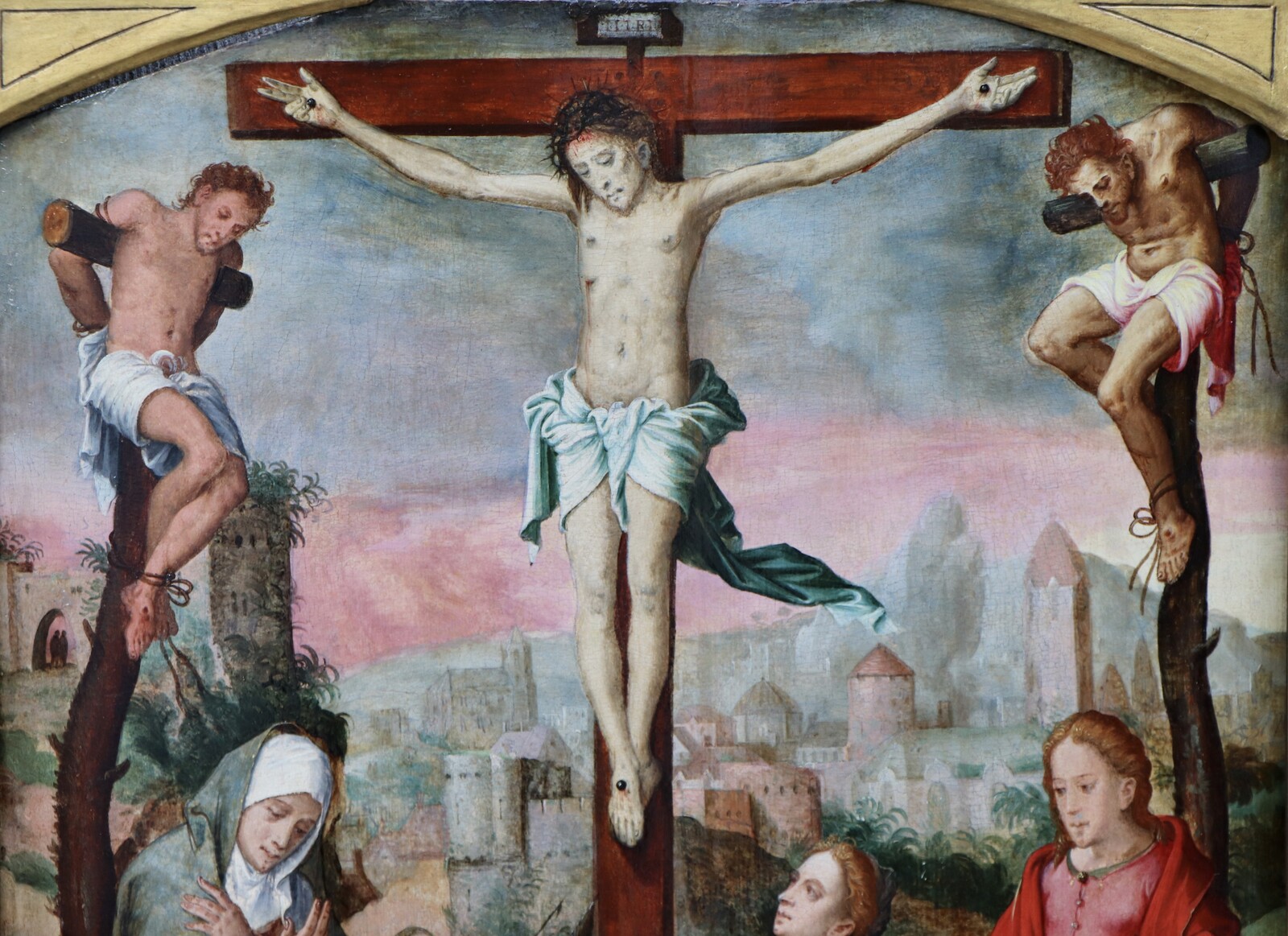 The crucifixion of Jesus