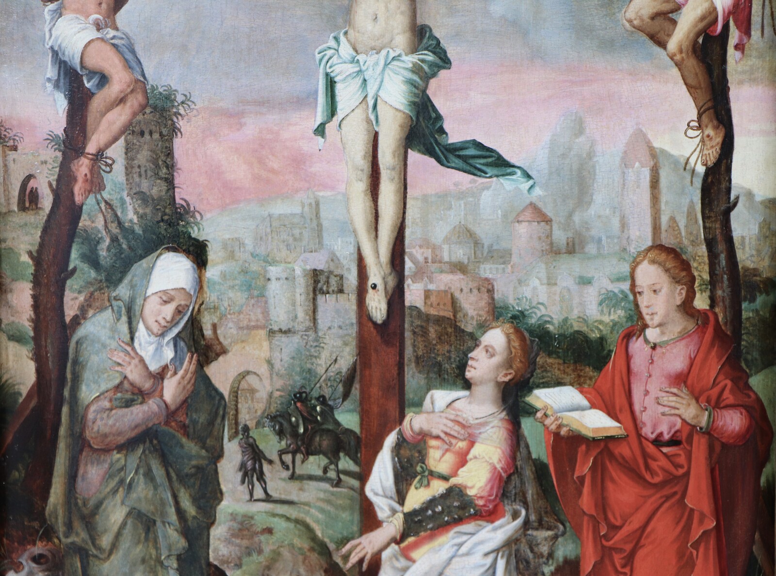 The crucifixion of Jesus