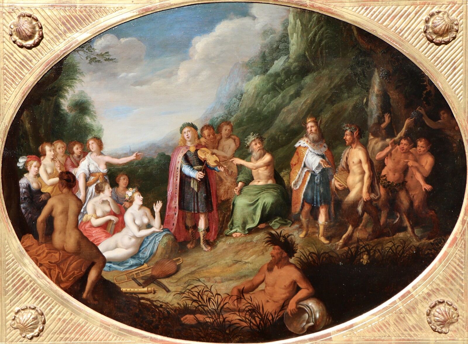 The musical contest between Pan and Apollo